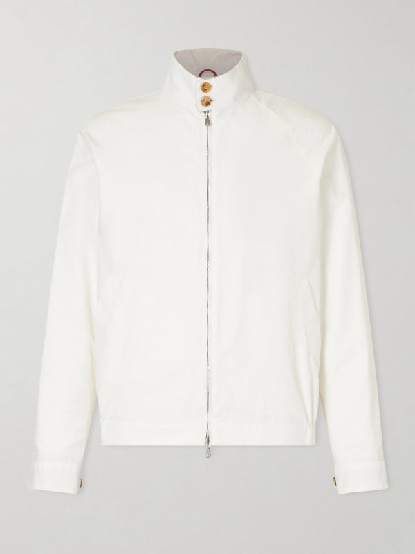 Cotton-Blend Harrington Jacket Cotton-Blend Harrington Jacket