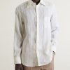 Pinstriped Linen Shirt - FR Pinstriped Linen Shirt - FR