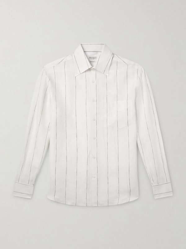 Pinstriped Linen Shirt Pinstriped Linen Shirt