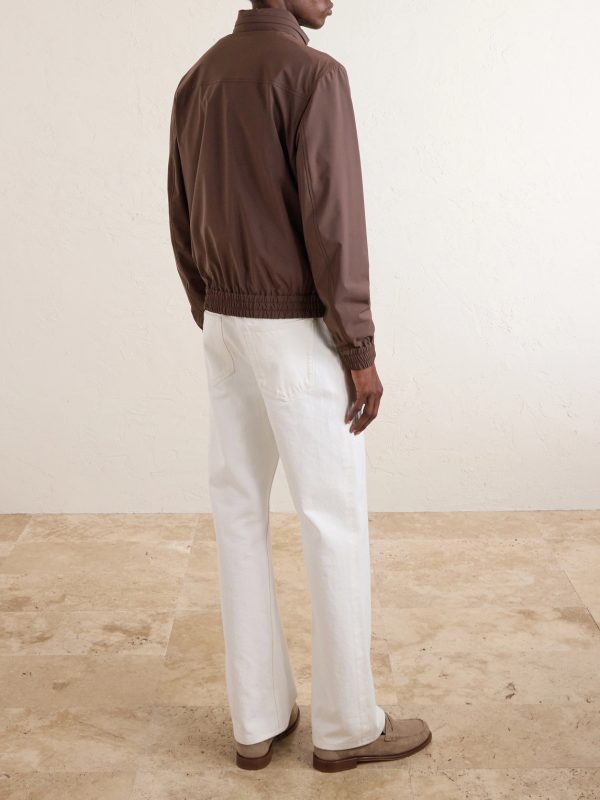 Shell Hooded Harrington Jacket - BK Shell Hooded Harrington Jacket - BK