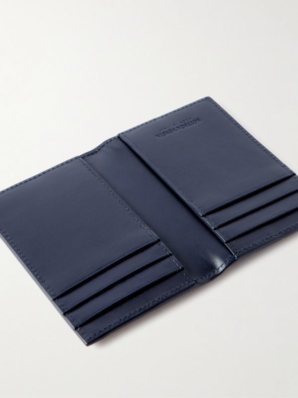 Intrecciato Leather Bifold Cardholder - E1 Intrecciato Leather Bifold Cardholder - E1