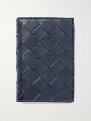 Intrecciato Leather Bifold Cardholder