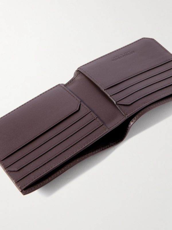 Intrecciato Leather Billfold Wallet - E1 Intrecciato Leather Billfold Wallet - E1