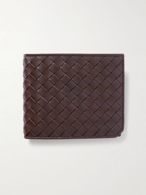 Intrecciato Leather Billfold Wallet Intrecciato Leather Billfold Wallet
