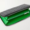 Intrecciato Leather Zip-Around Wallet - E1
