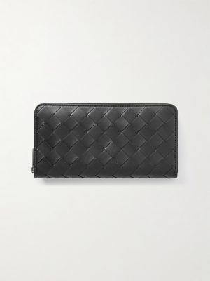 Intrecciato Leather Zip-Around Wallet Intrecciato Leather Zip-Around Wallet