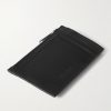 Intrecciato Leather Zipped Cardholder - BK Intrecciato Leather Zipped Cardholder - BK
