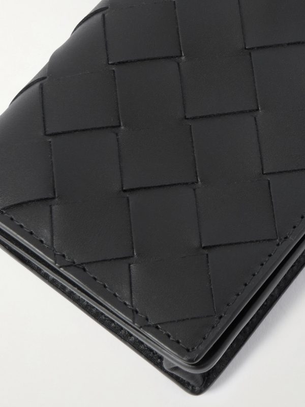 Intrecciato Leather Bifold Cardholder - CU Intrecciato Leather Bifold Cardholder - CU