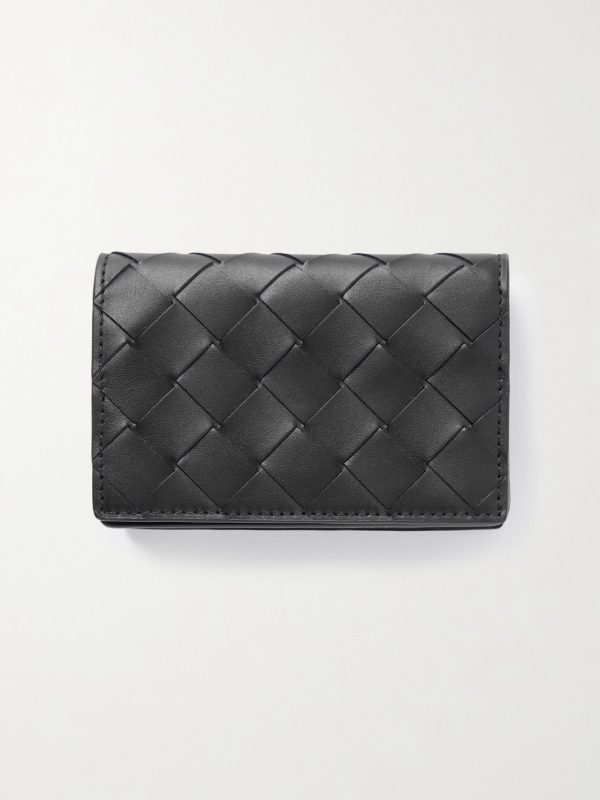 Intrecciato Leather Bifold Cardholder Intrecciato Leather Bifold Cardholder