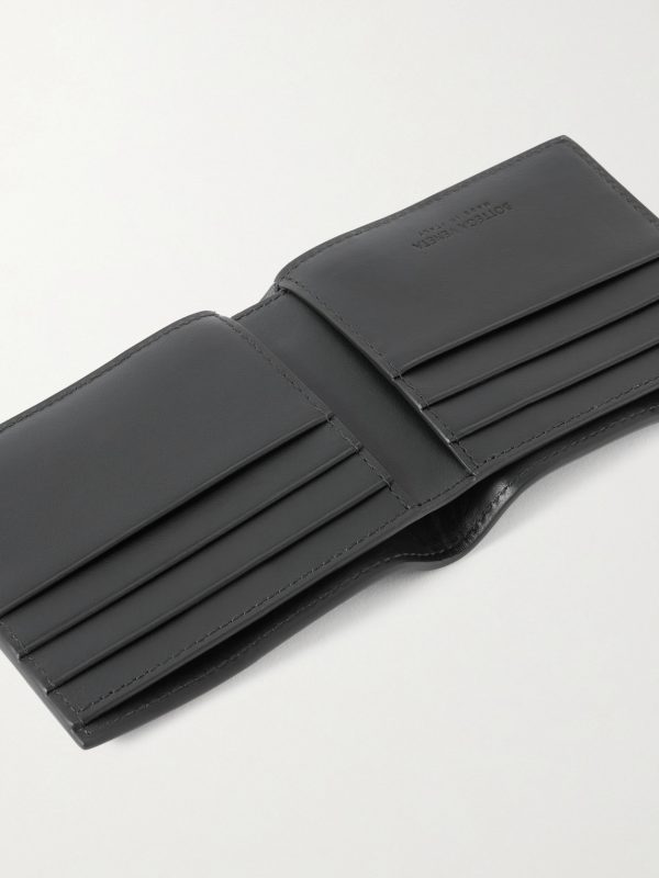 Intrecciato Leather Billfold Wallet - E1 Intrecciato Leather Billfold Wallet - E1