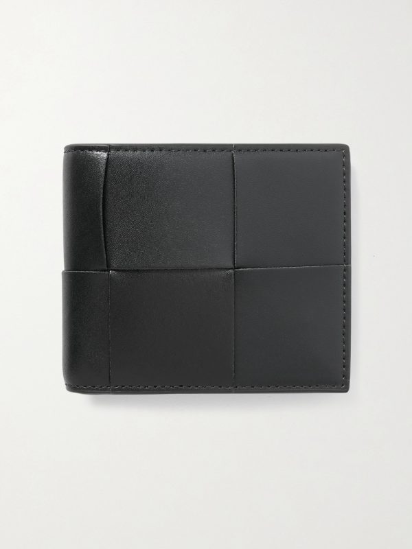 Intrecciato Leather Billfold Wallet Intrecciato Leather Billfold Wallet