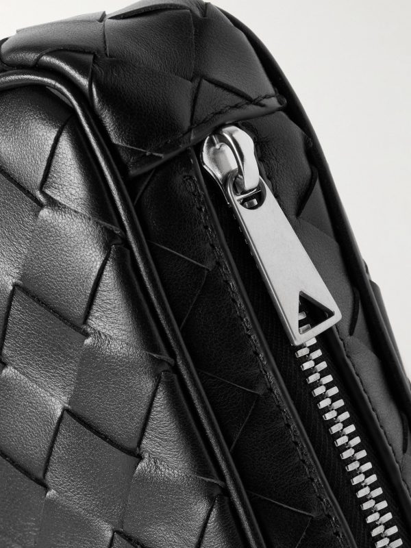 Intrecciato Leather Pouch - CU