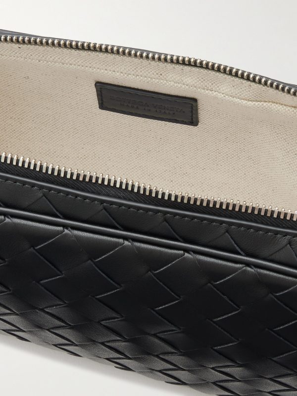 Intrecciato Leather Pouch - E1