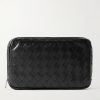 Intrecciato Leather Pouch