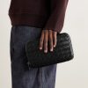 Intrecciato Leather Pouch - OU