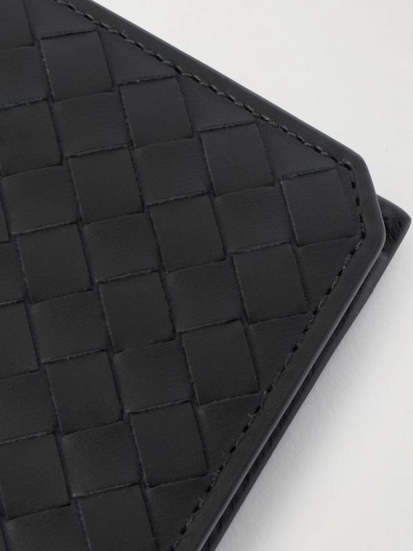 Intrecciato Leather Billfold Wallet - CU Intrecciato Leather Billfold Wallet - CU