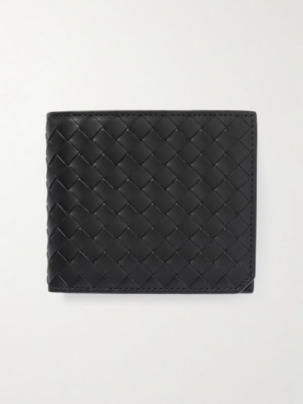 Intrecciato Leather Billfold Wallet Intrecciato Leather Billfold Wallet