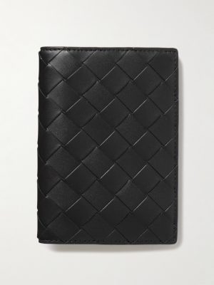 Intrecciato Leather Passport Case Intrecciato Leather Passport Case