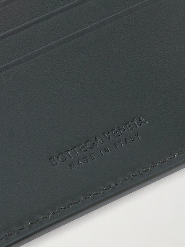 Intrecciato Full-Grain Leather Billfold Wallet - CU Intrecciato Full-Grain Leather Billfold Wallet - CU
