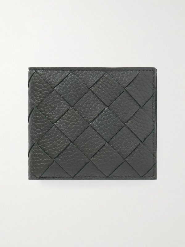 Intrecciato Full-Grain Leather Billfold Wallet Intrecciato Full-Grain Leather Billfold Wallet