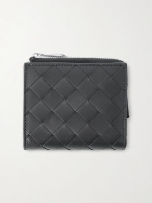 Intrecciato Leather Zip-Around Wallet Intrecciato Leather Zip-Around Wallet