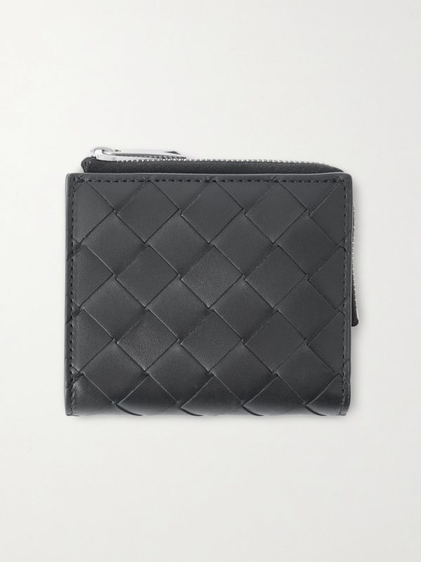 Intrecciato Leather Zip-Around Wallet Intrecciato Leather Zip-Around Wallet