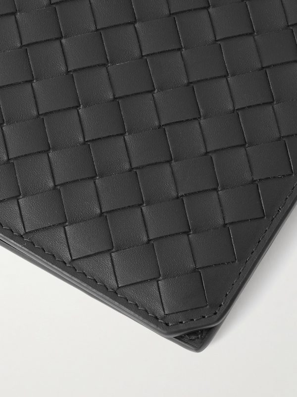 Intrecciato Leather Billfold Wallet - CU Intrecciato Leather Billfold Wallet - CU