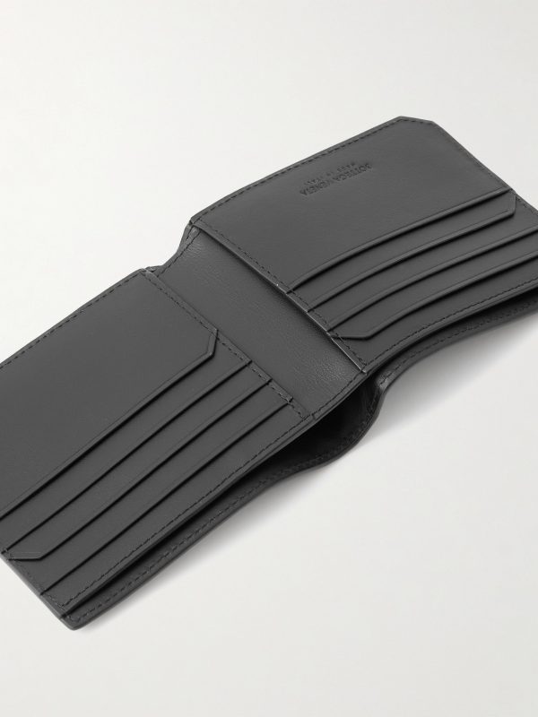 Intrecciato Leather Billfold Wallet - E1 Intrecciato Leather Billfold Wallet - E1