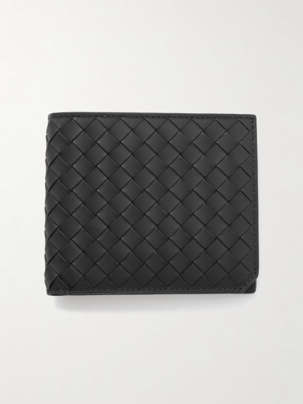 Intrecciato Leather Billfold Wallet Intrecciato Leather Billfold Wallet