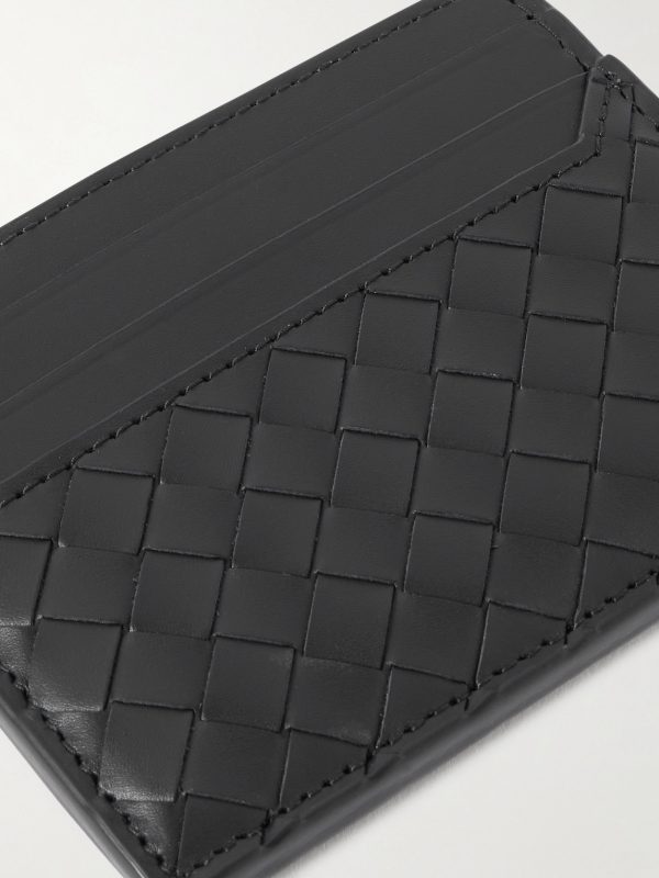 Intrecciato Leather Cardholder - CU