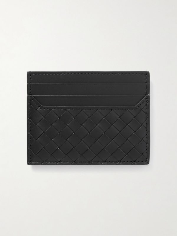Intrecciato Leather Cardholder