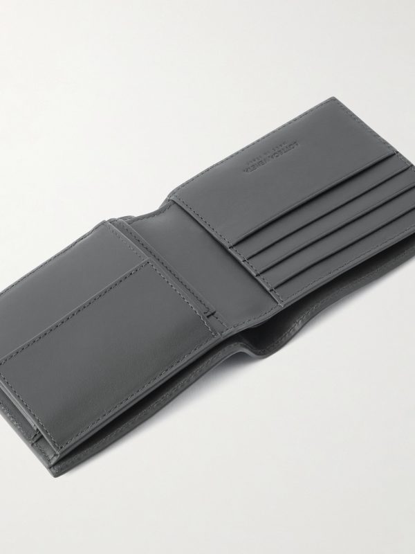 Intrecciato Leather Billfold Wallet - E1 Intrecciato Leather Billfold Wallet - E1