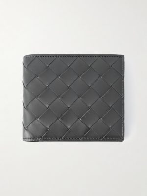 Intrecciato Leather Billfold Wallet
