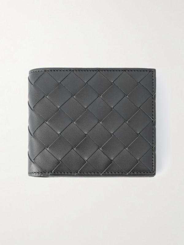 Intrecciato Leather Billfold Wallet Intrecciato Leather Billfold Wallet