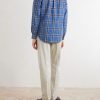 Checked Cotton Shirt - BK Checked Cotton Shirt - BK