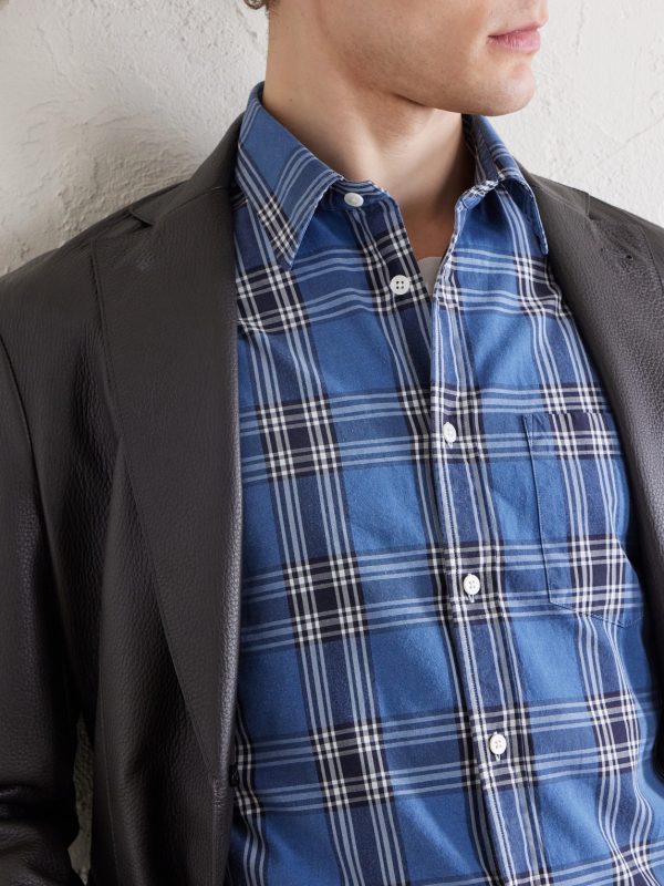 Checked Cotton Shirt - CU Checked Cotton Shirt - CU