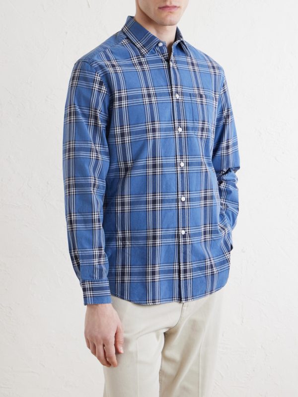 Checked Cotton Shirt - FR Checked Cotton Shirt - FR