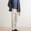 Checked Cotton Shirt - OU Checked Cotton Shirt - OU