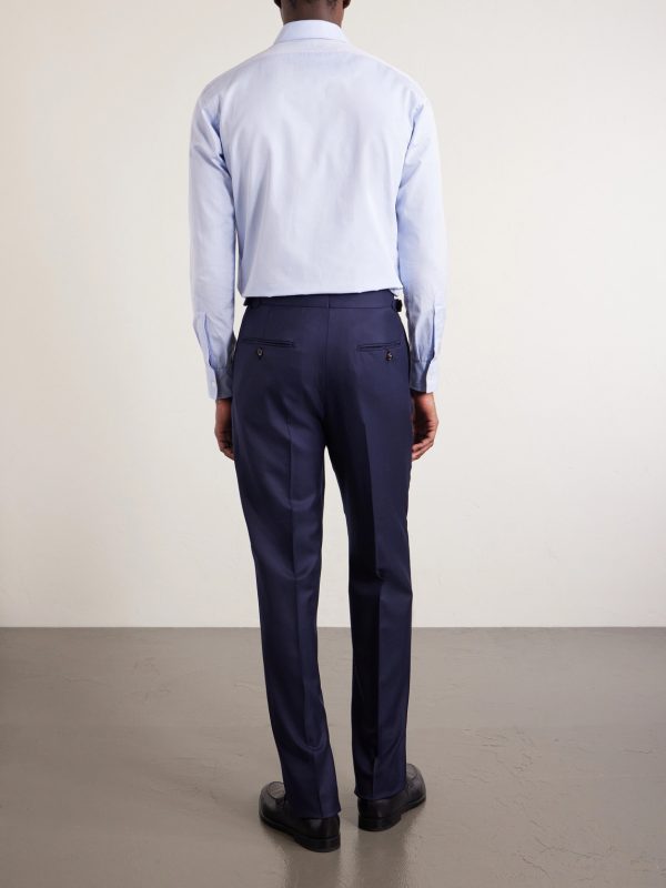 Tapered Wool Trousers - BK Tapered Wool Trousers - BK