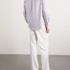 Striped Cotton and Cashmere-Blend Shirt - BK Striped Cotton and Cashmere-Blend Shirt - BK
