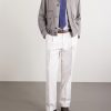 Striped Cotton and Cashmere-Blend Shirt - OU Striped Cotton and Cashmere-Blend Shirt - OU