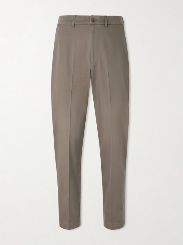 Straight-Leg Cotton-Twill Chinos Straight-Leg Cotton-Twill Chinos