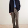 Straight-Leg Cotton-Twill Chinos - OU Straight-Leg Cotton-Twill Chinos - OU