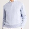 Cable-Knit Cashmere and Linen-Blend Sweater - FR