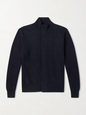 Cotton and Cashmere-Blend Jacket