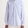 Striped Cotton-Poplin Shirt - FR