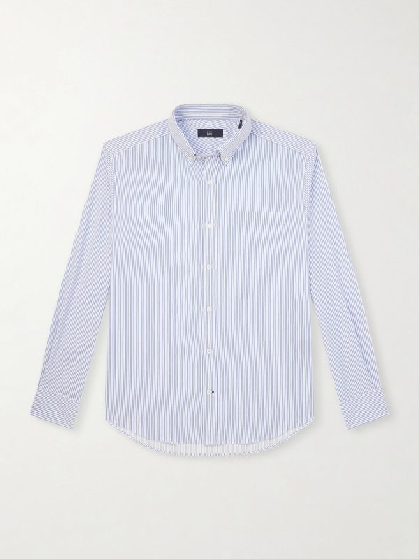 Striped Cotton-Poplin Shirt