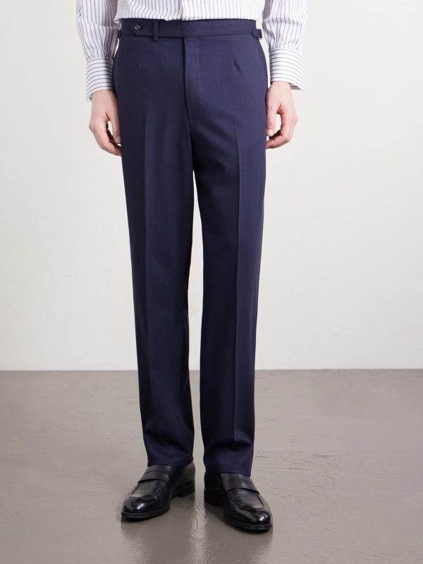Straight-Leg Pinstriped Wool Suit Trousers - FR Straight-Leg Pinstriped Wool Suit Trousers - FR