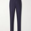 Straight-Leg Pinstriped Wool Suit Trousers Straight-Leg Pinstriped Wool Suit Trousers
