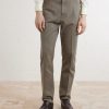 Tapered Cotton-Blend Twill Trousers - FR Tapered Cotton-Blend Twill Trousers - FR